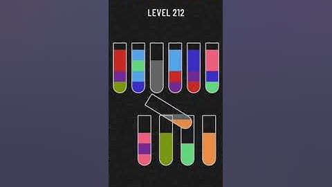 Water Sort Puzzle level 212