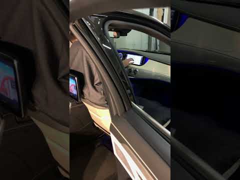 в Mercedes S-class,
