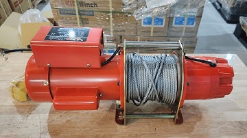 Tời điện 300kg GG-300L công suất 1.5HP, chiều cao nâng 45m