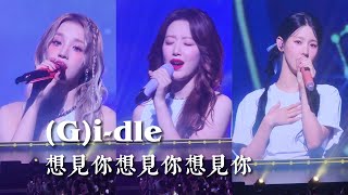 (G)i-dle|中字| 想見你想見你想見你 230701 Worldtour in Taipei台北