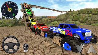 Jeep Cars Mega Stunts Ramp Simulator #2 - Offroad Monster Truck Driving 3D - android gameplay ios screenshot 4