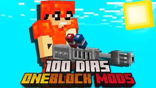 SOBREVIVI 100 DIAS EM UM BLOCO COM MODS NO MINECRAFT - O FILME