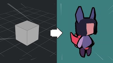 How I make my own 3D models for my game (Timelapse)