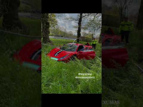 Ferrari 488 Pista Crash!