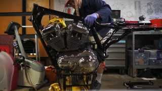 Harley Sportster Engine removal