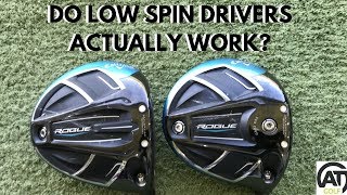 DO LOW SPIN DRIVERS ACTUALLY WORK? CALLAWAY ROGUE v CALLAWAY ROGUE SUB ZERO