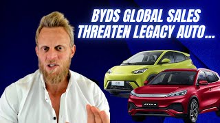 BYD was the 5th best selling car brand worldwide in July (nearly 3rd)