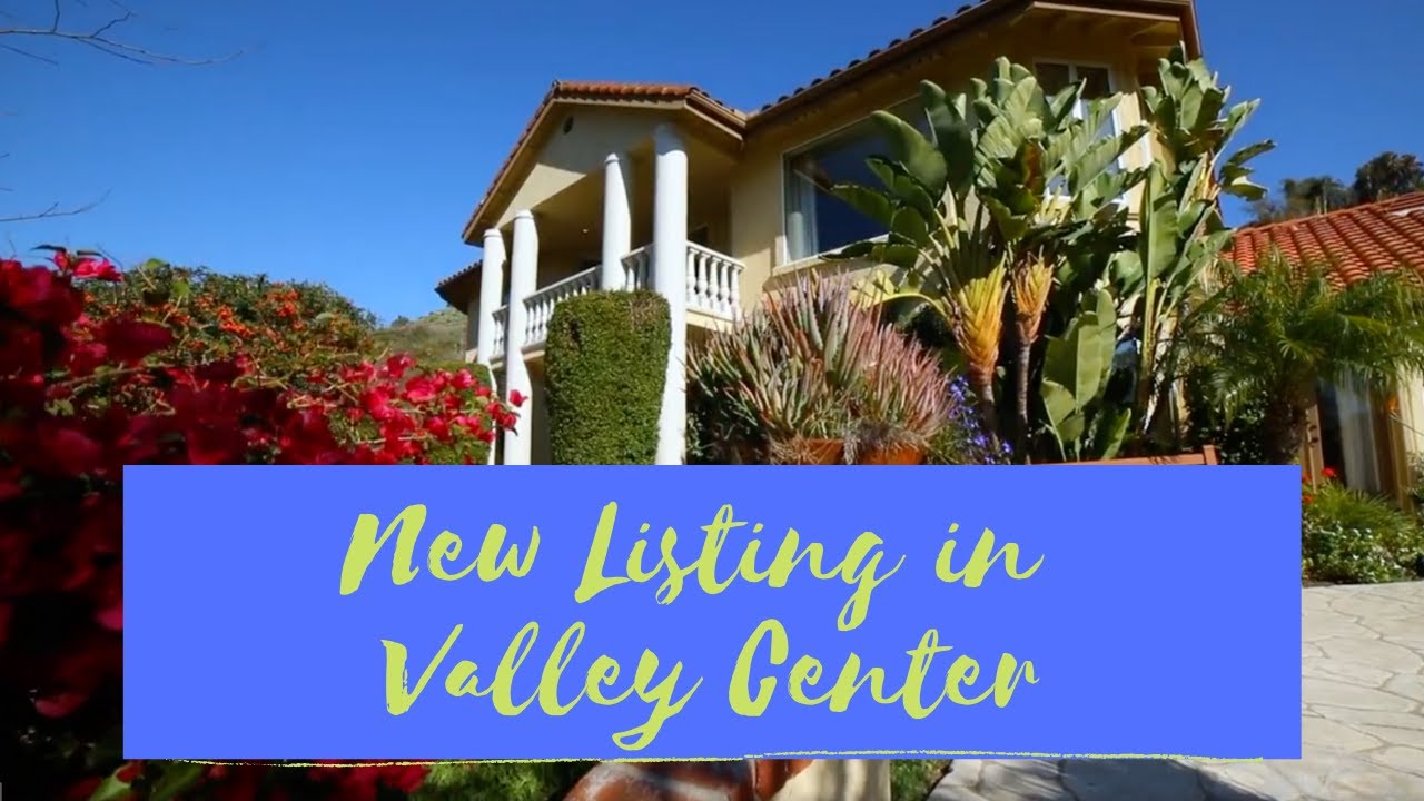 NEW Listing in Valley Center 3 Beds, 3.5 Baths, 5.4 Acres of Land YouTube
