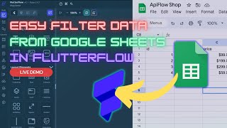 Easy filter Google Sheets data in FlutterFlow
