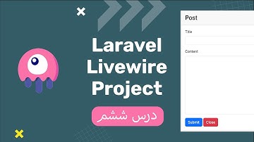Laravel Livewire Tutorial: Master CRUD & Create Post In Lesson 6  | لاراول لایو وایر