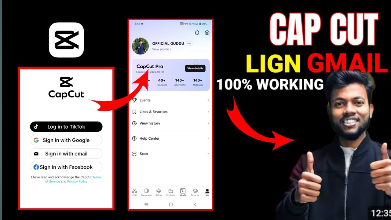 Capcut Sign In Problem | Capcut Login Problem Solved | Capcut Mein ...