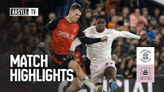 Match Highlights Luton Town V Argyle