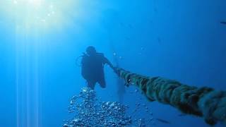 Fish Aggregating Device rope, Open Ocean, Maldives