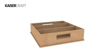 How to Construct Kaisercraft BTP Hobby Tray Divider SB2288