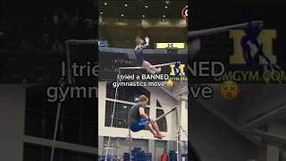 I Tried A Banned Gymnastics Move 🤯 #Gymnast #Olympics #Sports #Calisthenics #Fail #Ncaa #Fitness