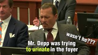 I think I'd remember if I saw Johnny Depp's penis! Johnny's Bodyguard is an absolute gem.