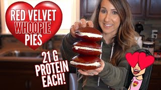Healthy Red Velvet Whoopie Pie