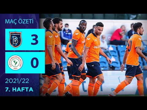 ÖZET: Medipol Başakşehir 3-0 Çaykur Rizespor | 7. Hafta - 2021/22