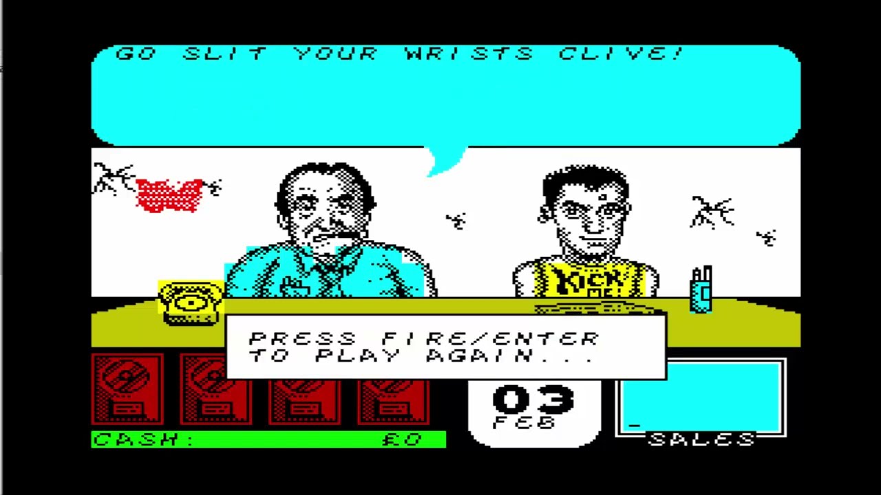 Rock Star ate my hamster (ZX Spectrum) - YouTube