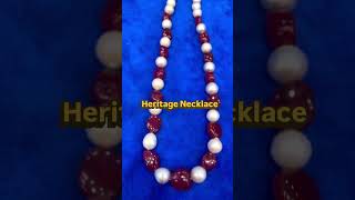 Natural Ruby South Sea Pearl Heritage Necklace #beads #shorts