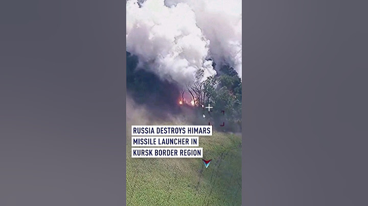 Russia destroys HIMARS missile launcher in Kursk border region