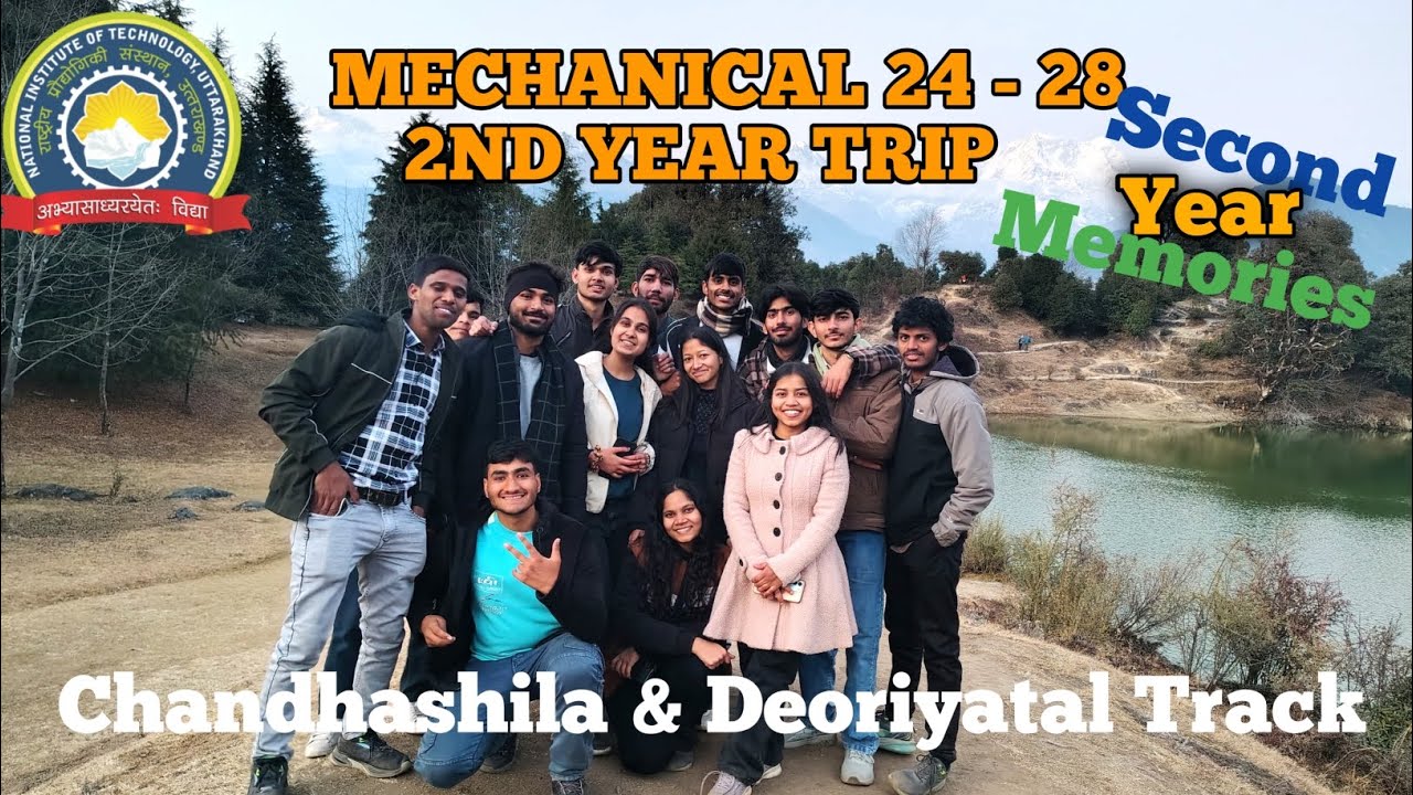 3 sem End Trip vlog Mechanical NITUK 2024-28 Batch 