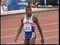 Mens 4x100m relay final at the barcelona 1992 olympics