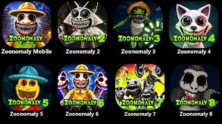 Zoonomaly Mobile Official Game Play - Zoonomaly 2 to 8 Fanmade.Zoonomaly 2-3-4-5 Full Game...