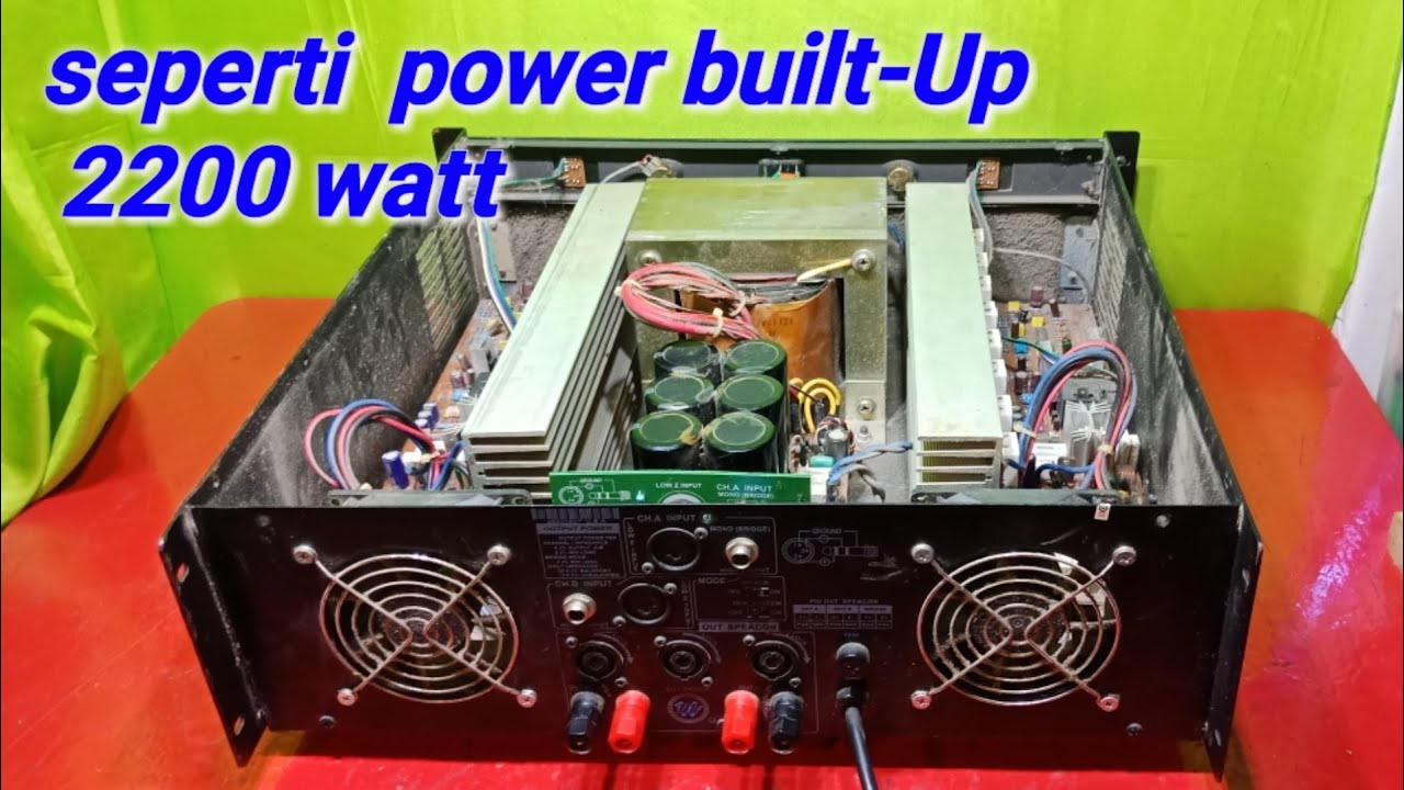 Review power amplifier 2000 watt - YouTube