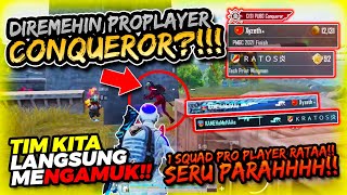 DIREMEHIN PRO PLAYER CONQUEROR?! AUTO KITA KASIH PELAJARANN!! GGNYA TIM SUPER KOMPAK! | PUBG MOBILE