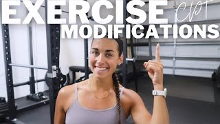 Celebrity [NASM CPT] EXERCISE MODIFICATIONS | how to modify lifts & exercises I always include in my workouts Profile