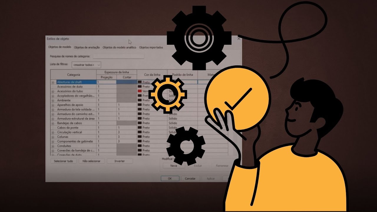 Capa do vídeo: Entenda os Estilos de Objeto no Revit de uma vez