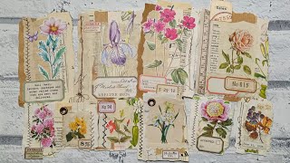 Collaged Clusters Easy Method for Your Junk Journals! Stress Free😁