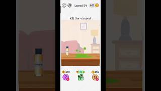 Braindom level 54 walkthrough || Kill the viruses! || #shorts #braindom #viral #virus #trending #fun screenshot 4