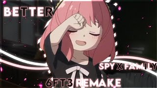 I Like Me Better- Spy Family Editamv Remake Capcut Edit