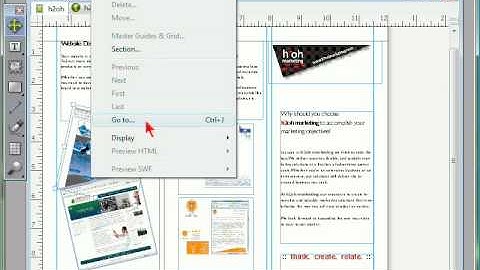 Browsing Menus in QuarkXpress 8