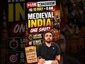 Medieval India One Shot Revision 🔥 16 May LIVE 9 AM | UPSC Prelims 2026 #shorts