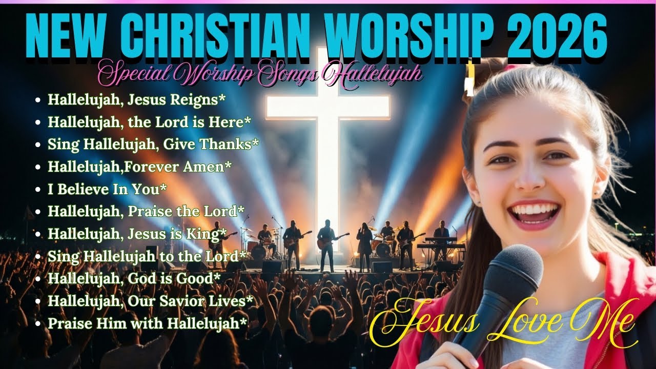 Worship Music 2026, Top Praise And Worship Songs 2026 Playlist, Nonstop - Hallelujah, Jesus Reigns