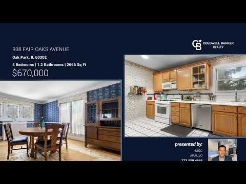 938 Fair Oaks Avenue, Oak Park, IL home video tour