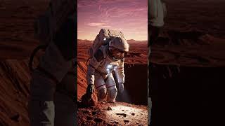 Space Explorer Walking on Mars | Cinematic AI Video #shorts