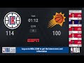 Clippers @ Suns WCF Game 5 | NBA Playoffs on ESPN Live Scoreboard