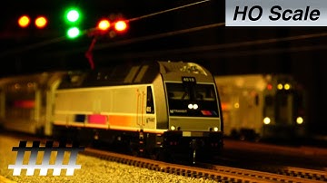 Atlas HO Scale New Jersey Transit ALP-45DP with Multi-Level Cars Model Train Railfanning Review