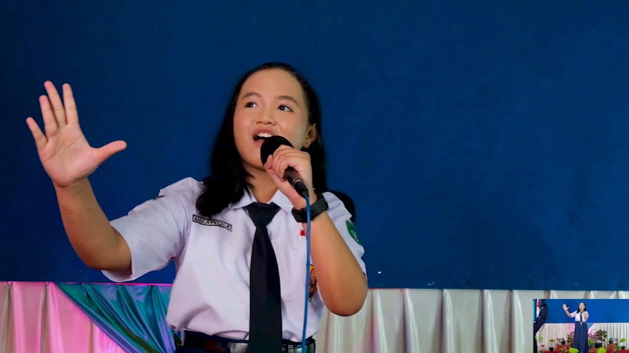 NABILA PUTRI KIRANIA - Merah Putih (Gombloh) - Solo Vocal HUT PGRI ke-76 & HGN 2021