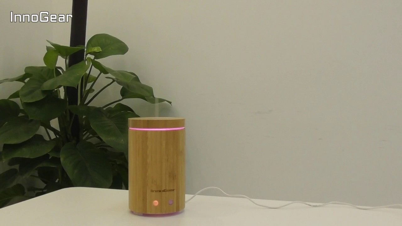 how innogear real bamboo essential oil diffuser works youtube how oil diffuser works