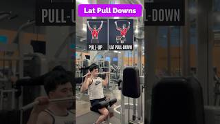 Lat Pull-down vs Pull-up: Which build a bigger back? 💪🔥 #bodybuilding #gym #fitnesstips #shorts