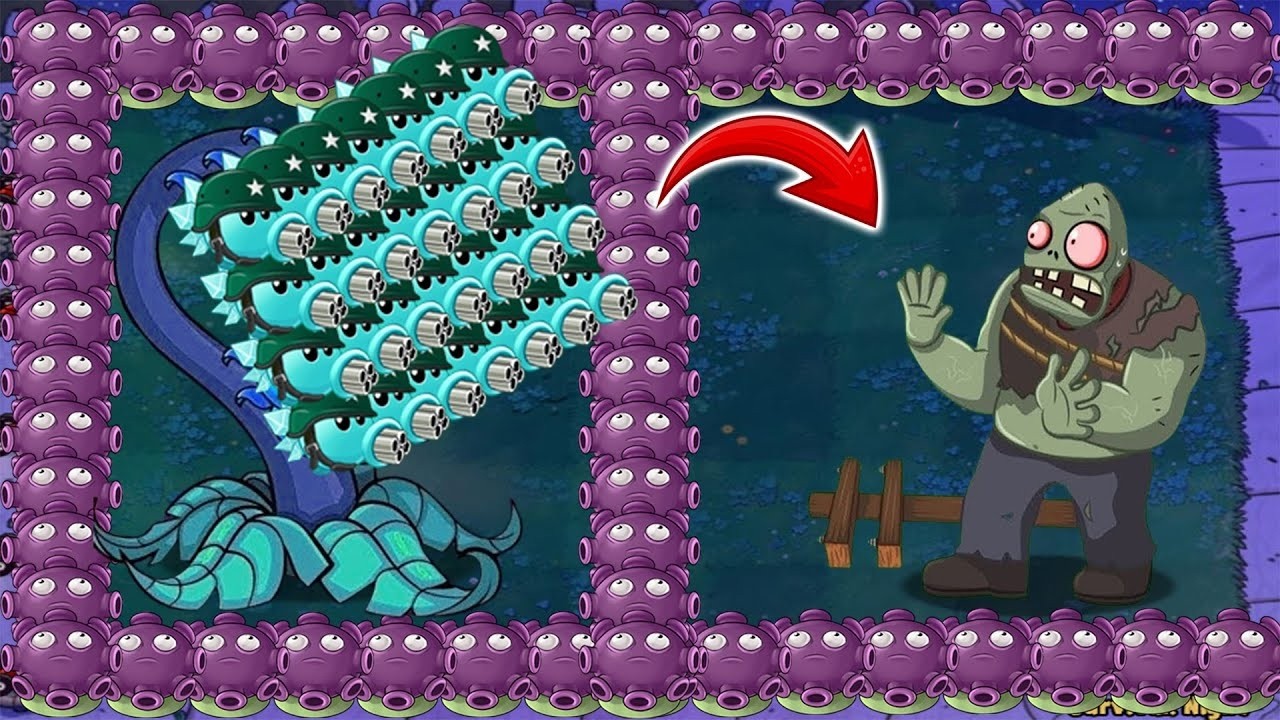 PLANTS VS ZOMBIES HACK || 99 SNOW PEA GLOOM SHROOM VS 9999 GIGA ...