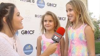 Ava Kolker Lexy Kolker Interview Rosie Gs 2Nd Annual Gr4Cf Fundraiser Purple Carpet