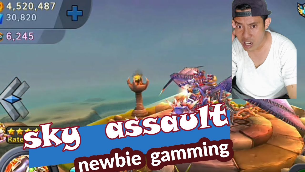 SKY ASSAULT 3D Flight Action part (newbie ) game offline