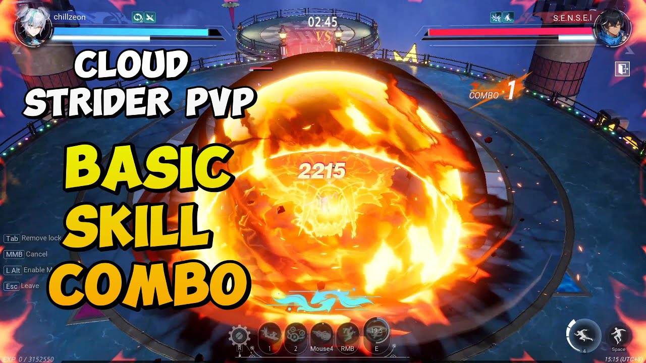 crystal of atlan cloud strider pvp combo for beginner gameplay - YouTube
