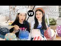 KOREAN CAKE DECORATING CHALLENGE!!! (Team Princess or Team Nicole) | Princess And Nicole